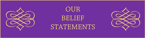 Belief Statement Banner 