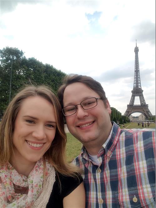 Me and my husband, Tim. 