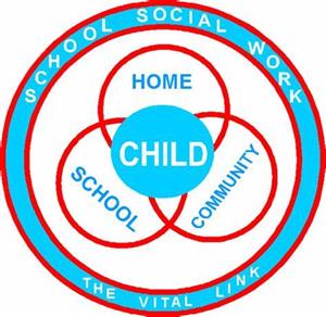 School social work. The vital link between child, home, school, community.  