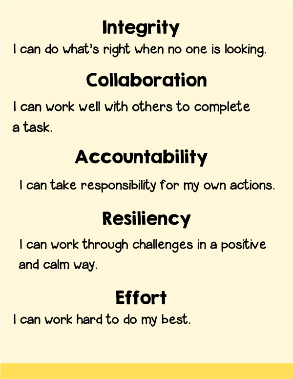 Learning Characteristics