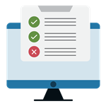 Dates, Checklists and Online Data Forms Icon