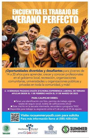 Summer of Opportunity Spanish Information