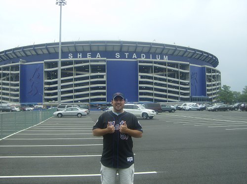 Mr. Englert at Shea Stadium (RIP)