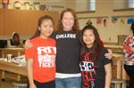 Curtice with students 