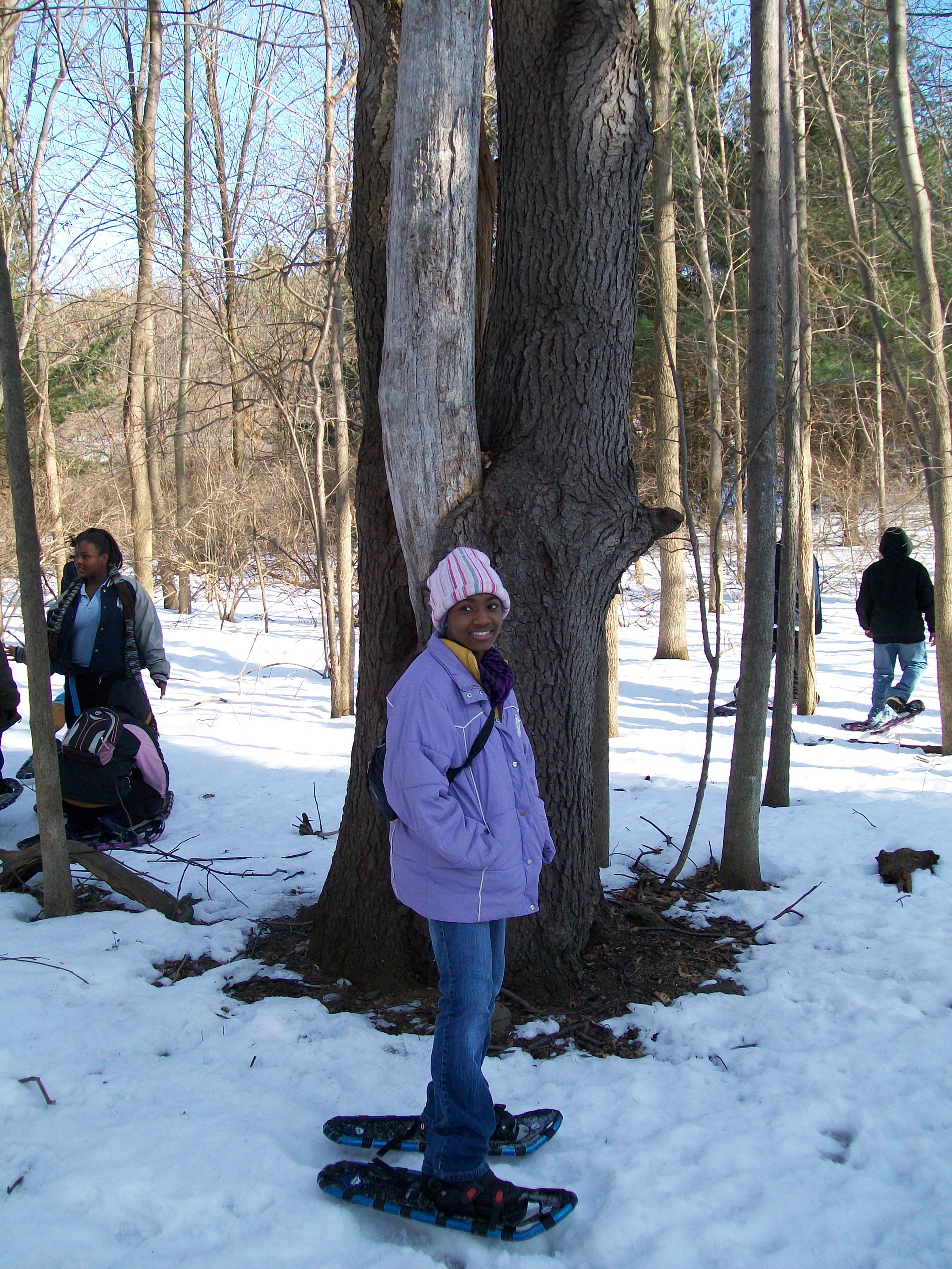RCSD Students Snowshoeing
