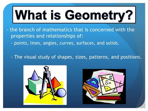Geometry is the world. 