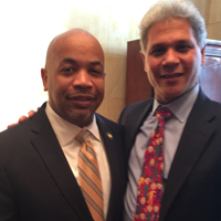 Superintendent Vargas with State Assembly Speaker Carl Heastie 