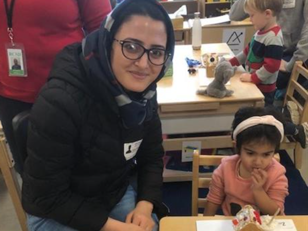 Making a Gingerbread House with mom!