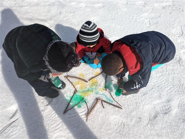 PreK Snow Coloring